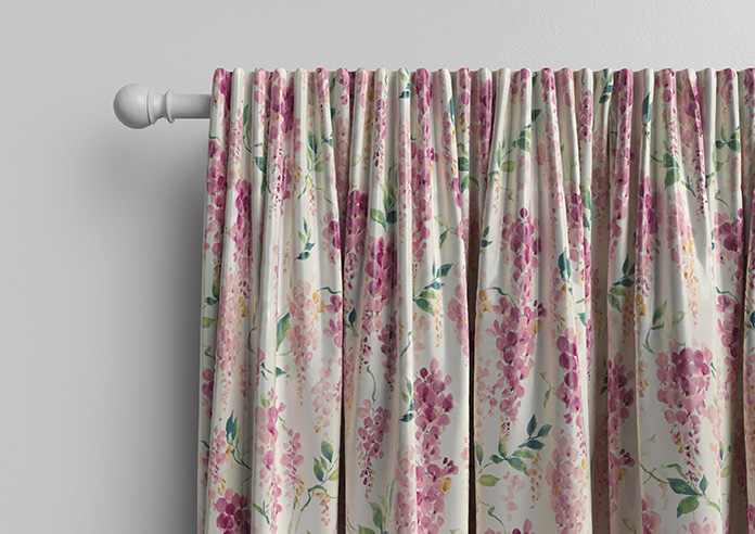 Wisteria Silk, Rosewood - Made to Measure Curtains - Image 10
